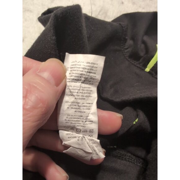 Playboy X Missguided Black Green Spellout Leggings Size 0 Skinny Leg - Picture 6 of 8